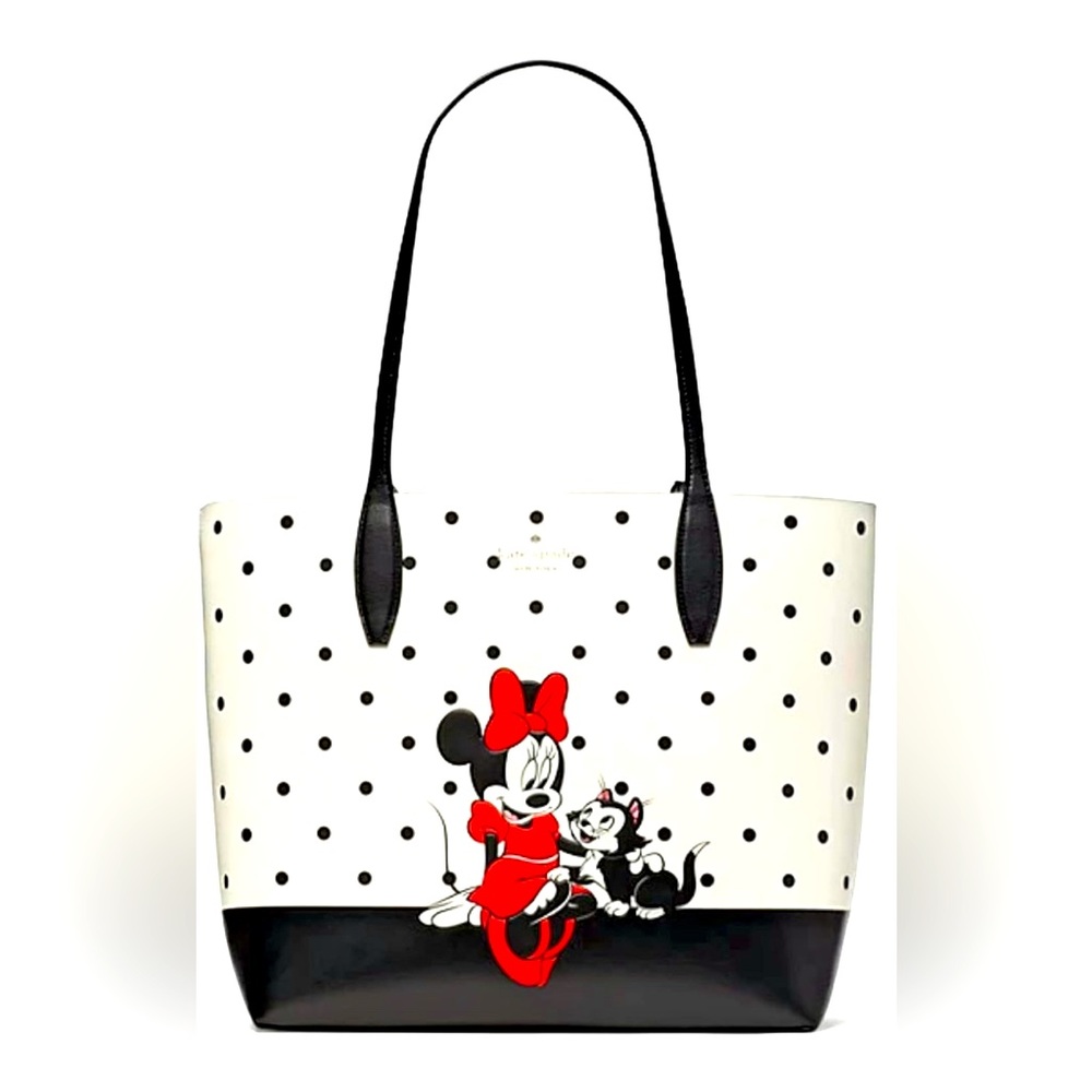 Kate Spade x Disney Minnie Mouse Large Reversible Leather Tote